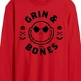 thumbnail image 2 of The Nightmare Before Christmas - Grin And Bones - Men's Long Sleeve T-Shirt, 2 of 4