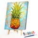 thumbnail image 2 of Cuadros Decorativos Kits de pintura al óleo de piña abstracta por números cuadros de pared pintados a mano DIY Sywqhk Nuevos Originales, 2 of 9