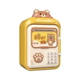 thumbnail image 2 of Cajero automático eléctrico para niños, caja de ahorro de dinero electrónica, cajero automático con contraseña, alcancía para regalo del Día de San Amarillo, 2 of 10