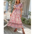 thumbnail image 1 of Vestido Con Dobladillo Suelto Vestido Largo De Verano Agradable A La Piel Para Mujer Para Uso Diario Para Vacaciones En La Playa ANGGREK Ropa, 1 of 8