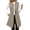 Khaki-1, variant on Women'S Sleeveless Cardigan Vest Casual Long Waistcoat Open Front Business Office Blazer Jacket With Pockets Trendy