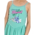 thumbnail image 3 of Stitch Girls Sleeveless Graphic Romper, Sizes 4-12, 3 of 8