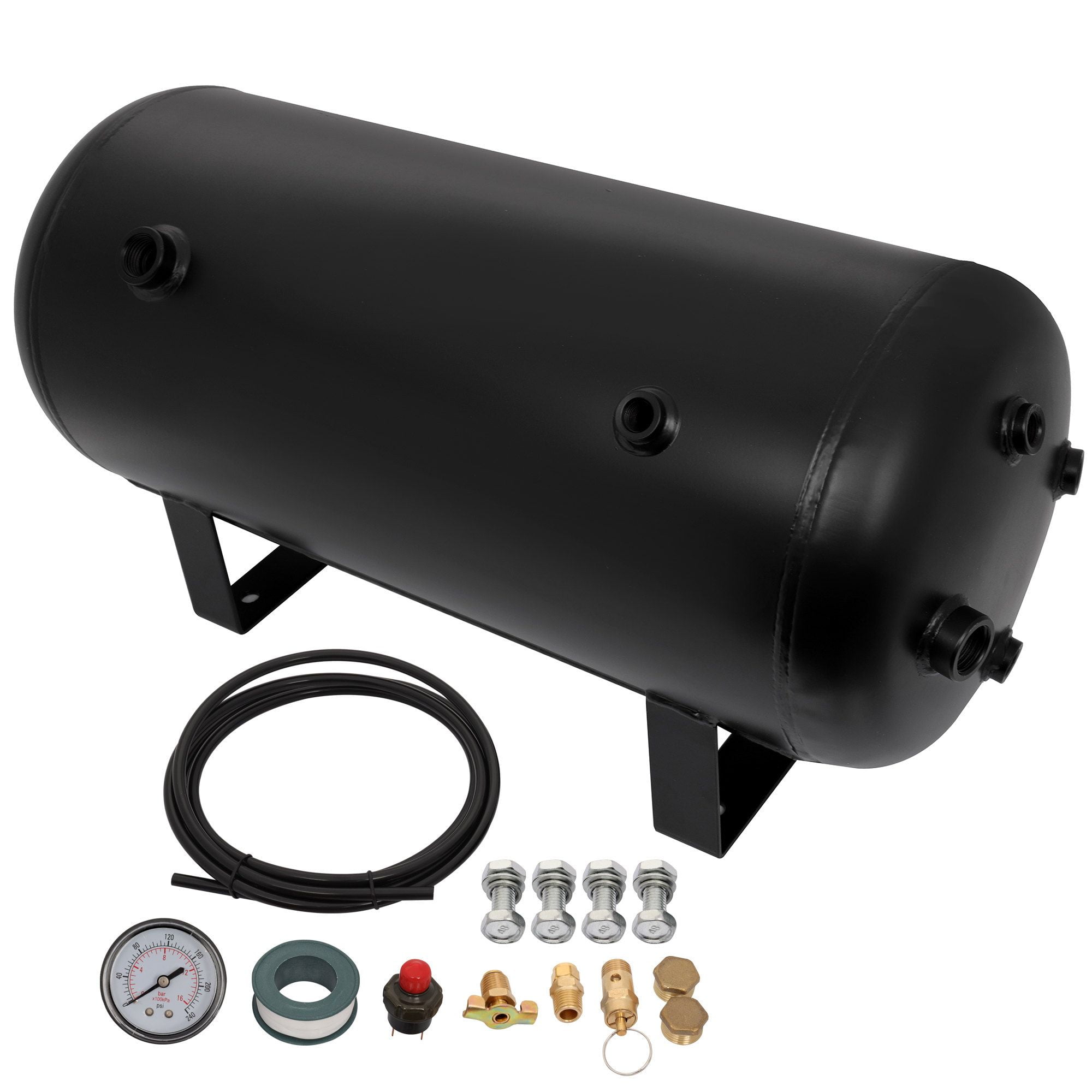 Train Horn Air Tank black Air Tank Easy to Install, Air Horn Tank for