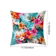 thumbnail image 3 of 17.7 Inch Summer Waterproof Pool Beach Outdoor Pillow Cover, Quick Dry Sand Proof Decorative Throw Cushion Case, Pillowcase for Patio, Balcony, Yard, Swimming Pool & Water Activities Decor, L, 3 of 7
