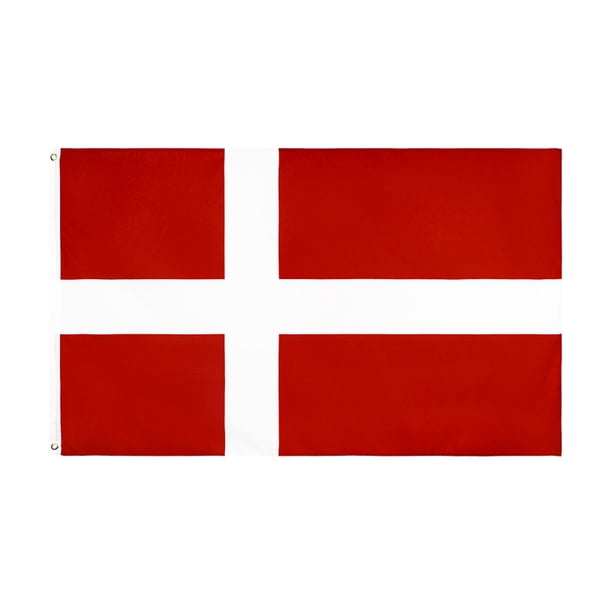 Tapiz decorativo para colgar en la pared con bandera danesa, 90 x 150 cm