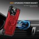 thumbnail image 4 of For iPhone 15 Pro Max Magnetic Case Lens Kickstand PC TPU Shockproof Phone Cover - Grey, 4 of 5