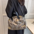 thumbnail image 4 of Bolso Hombro Acolchado para Mujer Bolso Mano Hinchado Bolso Compras (champán), 4 of 6