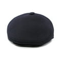 thumbnail image 4 of Riforla Men's Fall and Winter Ear Warm Tongue Cap British Retro Beret Forward Cap Berets Hat for Men Navy M, 4 of 6