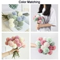 thumbnail image 5 of 10Pcs Artificial Fake Flower Plants Silk Chrysanthemum Ball Hydrangea Arrangements Wedding Bouquets Decor Home Kitchen Garden Party Table Floral Centerpieces DIY(Dark Pink), 5 of 13