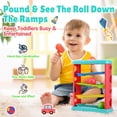 thumbnail image 3 of Toy Pound a Ball para niños pequeños de 1 a 3 años Montessori con martillo y tazas, 3 of 7