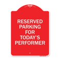 thumbnail image 1 of SignMission A-DES-RW-1824-23377 Panneau de la Série Designer 18 x 24 Po - Stationnement Réservé pour Todays Performer, Rouge & Blanc, 1 of 1