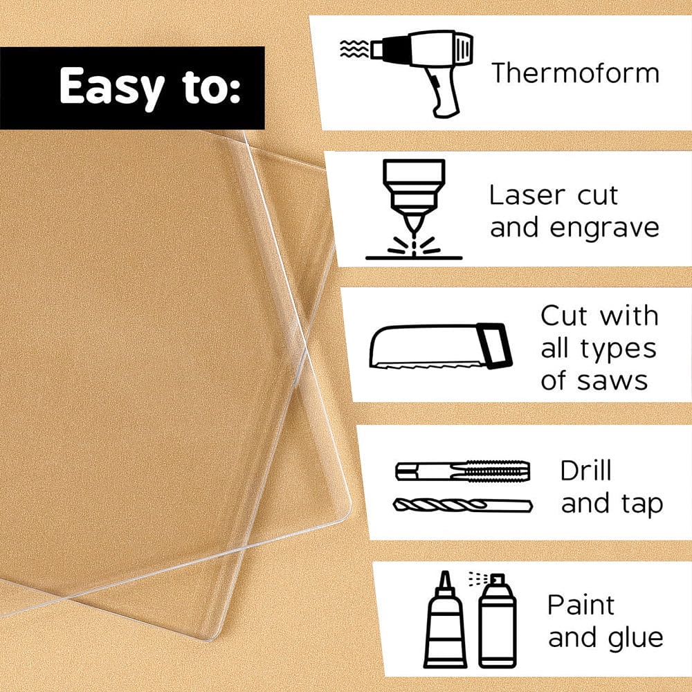 2pcs 2pcs Cutting Dies Replacement Mat 19.5x15x0.5cm Acrylic Rectangle Cutting Pads Universal Shim Plate for Die Cutting Machine