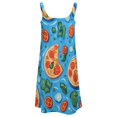 thumbnail image 5 of Fun Pizza Womens Summer Dresses Casual Sleeveless Tshirt Sundresses Vacation Beach Cover Up Dress, 5 of 8