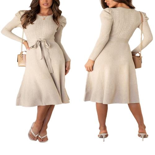 完売】 LEINWANDE back belted knit dress