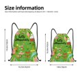 thumbnail image 2 of Saiise Hello Summer Pattern Sports Drawstring Backpack - String Swim Gym Bag with Wet Proof Pocket for Women&Men-Small, 2 of 6