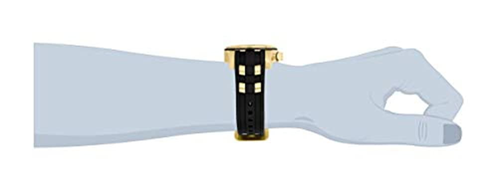 Invicta Men's Pro Diver 22340 Gold Rubber Japanese Chronograph Dress Watch