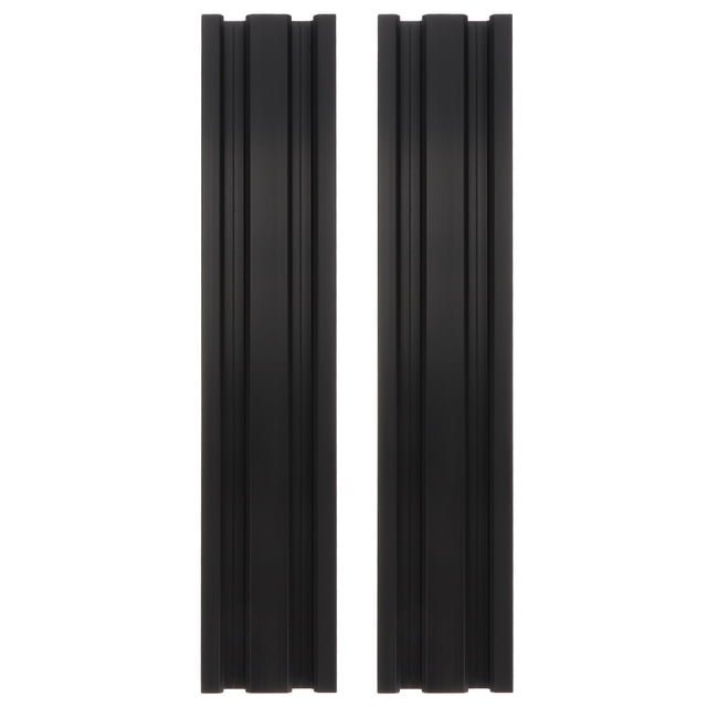 MasteelfCA 2 Pcs Aluminum Extrusion Profile Anodized Black Linear Rail for 3D Printer