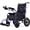 Blue, variant on MILVBUSISS Foldable Electric Wheelchair, 500W Motor, 330lbs Load, 20 Miles Range, Lightweight Lithium Batteries, 360° Joystick , Silver,Compact