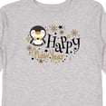 thumbnail image 4 of Inktastic Happy New Year with Cute Penguin Boys or Girls Long Sleeve Toddler T-Shirt, 4 of 5