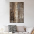 thumbnail image 6 of Abstract Canvas Wall Art Rustic Decor for Bedroom Bathroom,Grey Brown Picture Print Painting Artwork for Living Room,Kitchen,Stretched and Framed 12" Wx18 L, 6 of 6