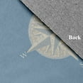 thumbnail image 2 of Simply Daisy 2' x 3' Compass Nautical Chenille Rug, Dusty Smoke, 2 of 4