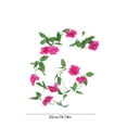 thumbnail image 3 of Costeam 9-head Artificial Rose Rattan Wall Hanging，Romantic Floral Garland for Valentine’s Day and Home Decor，Wall Accessory, 3 of 6