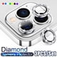 thumbnail image 2 of Para IPhone 13 14 11 Pro Max Diamond Metal Protector de cámara para IPhone 12 13 Mini Protector de cámara 3 unids/set vidrio de protección de lente Dengxun unisex, 2 of 2