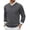 Charcoal, variant on Men Casual V Neck Sweater Ribbed Knit Slim Fit Long Sleeve Pullover Top