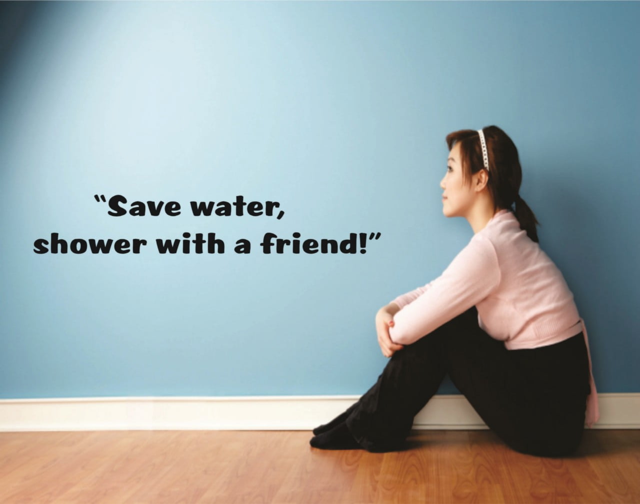 Custom Designs Save Water Shower With A Friend Funny Life Quote Car