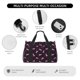 thumbnail image 4 of Balery Breast Cancer Awareness3 Bolsa de Gimnasio para Mujeres, Bolsa de Viaje con Bolsillo Húmedo, Bolsa de Fin de Semana para Mujeres, Bolsa de Viaje Resistente al Agua, 4 of 7