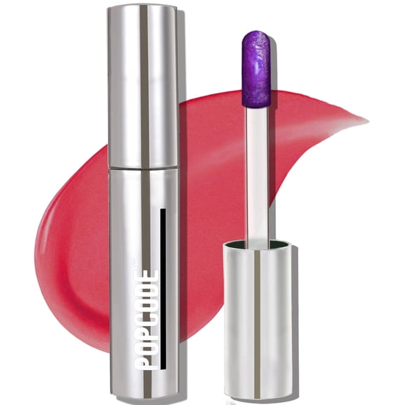 popcode Peel Off Lip Stain - Tinte de labios de larga duración a prueba de transferencia y resistente al agua, acabado mate, tinte de labios despegable con vitamina E, algina e hidroxiacetofenona #002