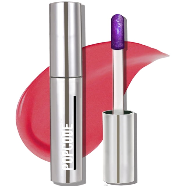 popcode Peel Off Lip Stain - Tinte de labios de larga duración a prueba de transferencia y resistente al agua, acabado mate, tinte de labios despegable con vitamina E, algina e hidroxiacetofenona #002