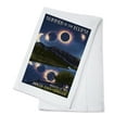 thumbnail image 1 of Baker City, Oregon, Summer of the Eclipse (100% Cotton Tea Towel, Decorative Hand Towel, Kitchen and Home), 1 of 3