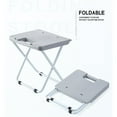 thumbnail image 3 of Pedty 1Pc Folding Stool,Household Plastic Small Folding Foldable Portable Chair Stool Chair Patio & Garden, 3 of 9