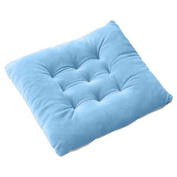 Office Chair Cushion with Non-Slip Strap, 40 x 40 x 5 cm Plush Seat Cushion for Desk Chair, Stool, and Office