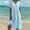 Light Blue, variant on Blmnix Women's Dresses Fit & Flare Vacation Dress Beach Dress Dresses Cocktail-Length Short Sleeve V-Neck Women's Casual Dresses,XXXL