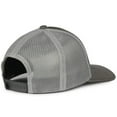 thumbnail image 4 of Outdoor Cap PDT20M Slight Pre-Curved Visor-Black/Light Grey/Charcoal, 4 of 8