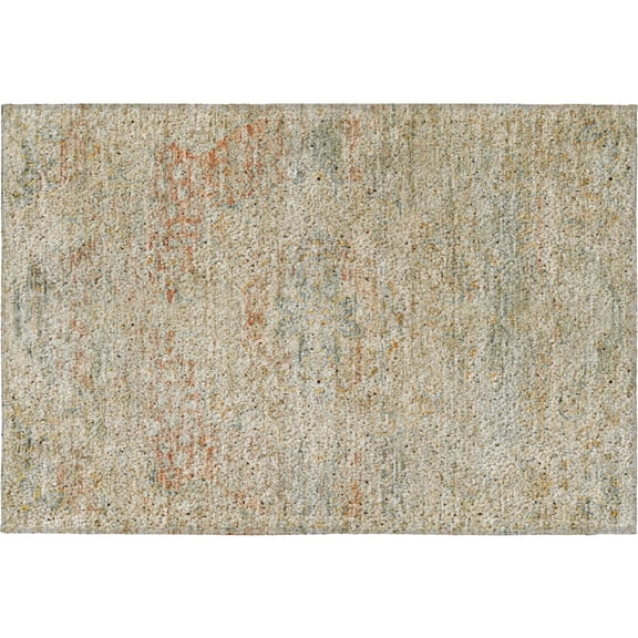 Dalyn Rugs Tabrook TB1 Tan Indoor/Outdoor, Luxury Washable, Bedroom, Living Room, Dining Room, Kitchen, Patio Rug, 1'8" x 2'6", Tan