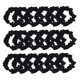 thumbnail image 1 of Juego de 24 gomas para el pelo de satén negro para mujer, gomas elásticas para el pelo, pequeñas gomas para el pelo, coleteros de tela, accesorios para el pelo para niñas, 1 of 5
