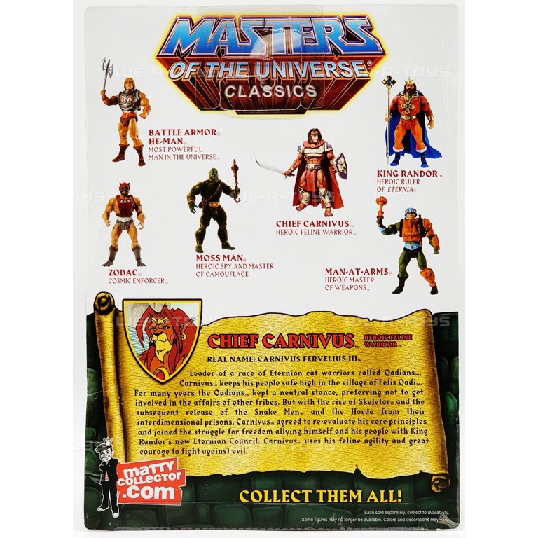 Masters of the Universe Club Eternia Chief Carnivus Action Figure