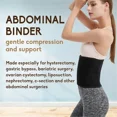 thumbnail image 4 of Abdominal Binder Post Surgery Plus Size | Postpartum Belly Band Wrap | Post C Section Belly Binder | Stomach Compression Hernia Belt For Men or Women Hernia Surgery,, 4 of 6