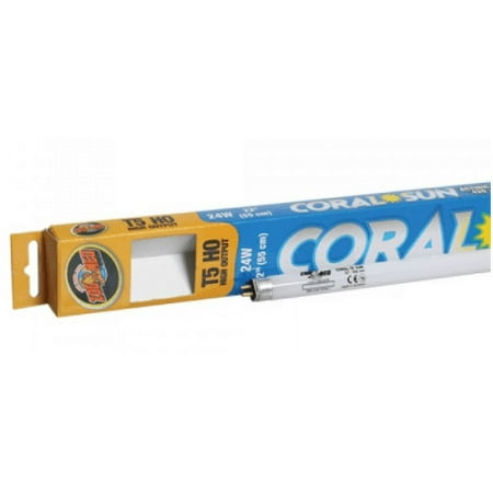UPC: 0097612153248 | Zoo Med 420nm Actinic Coral Sun T5-HO Fluorescent Lamp – 24 W – 24