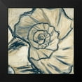 thumbnail image 2 of Meagher, Megan 15x15 Black Modern Framed Museum Art Print Titled - Navy Seashell Spiral II, 2 of 5