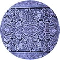 thumbnail image 1 of Ahgly Company Indoor Round Persian Blue Traditional Area Rugs, 8' Round, 1 of 4
