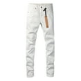thumbnail image 2 of New Ksubi Jeans Men's 2025 High Quality Streetwear Slim Fit Stretch Jeans Baggy Ripped Straight Skinny Denim Pants, 2 of 10