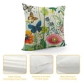 thumbnail image 4 of Qinduosi Floral Spring Throw Pillow Covers Set of Flower Farmhouse Decorative Pillow Covers Cushion Cases Outdoor for Sofa Bedroom Car Home Decor White, 4 of 5