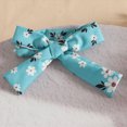 thumbnail image 5 of NOLDARES Newborn Baby Girl Outfits Long Sleeve Romper Suspender Dress 3Pcs Fall Winter Clothes Set(Sky Blue,12-18 M), 5 of 9