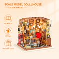 thumbnail image 1 of Rowood Kit de Maison de Poupée Miniature Diy Échelle 1:24 Kits de Construction - Sam'S Study, 1 of 5