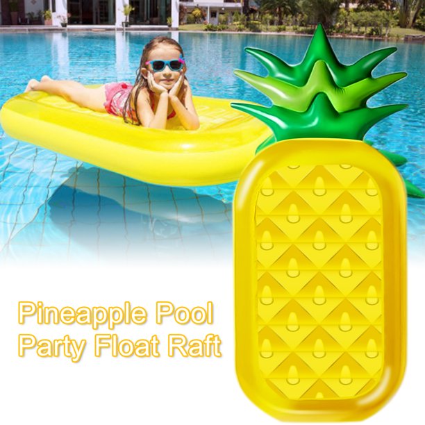 JTWEEN Pineapple Shape Pool Float Raft,71 inch Large Inflatable