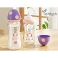 thumbnail image 4 of YOHKOH Natural Baby Bottles+Wide-Neck Level 1 Nipple,0m+(5.4oz (Pack of 4)Purple), 4 of 10